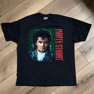 Vintage 1992 Marty Stuart Graphic Country Music T-Shirt Single Stitch size XL